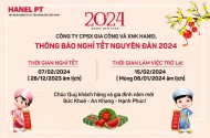 THÔNG BÁO LỊCH NGHỈ TẾT GIÁP THÌN 2024
