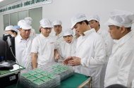 HANEL PT VINH DỰ ĐÓN TIẾP CHỦ TỊCH UBND TỈNH BẮC NINH ĐẾN THAM QUAN, KHẢO SÁT TẠI DOANH NGHIỆP KHOA HỌC CÔNG NGHỆ