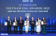 Hanel PT Honored as TOP 5 ESG Enterprises – Science &amp; Technology Pioneer at Vietnam ESG Awards 2025